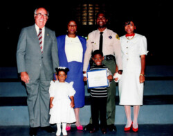 Family with Sheriff Block